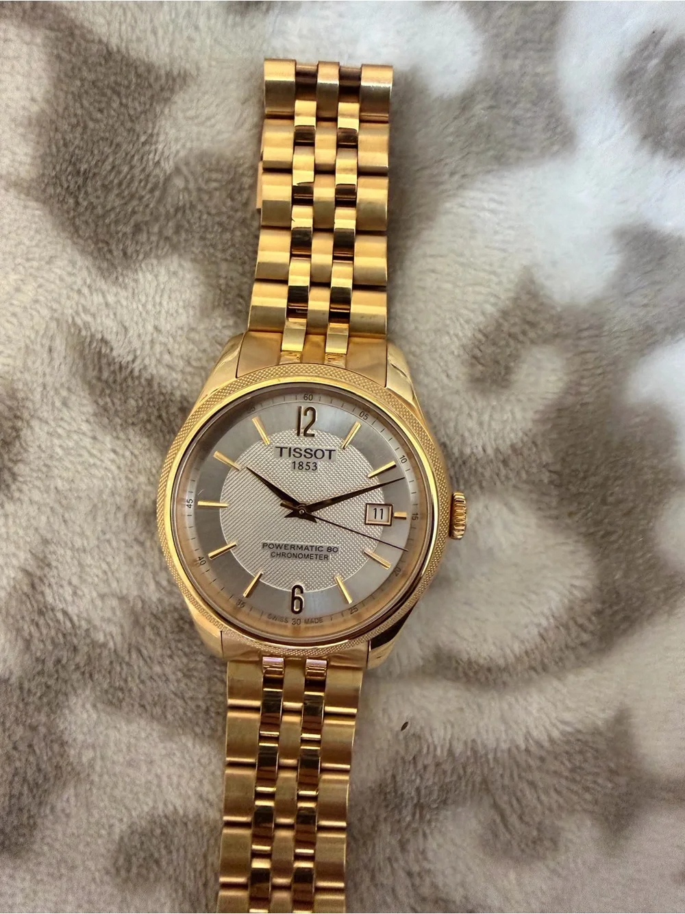Tissot Ballade Powermatic 80 COSC Men's Watch Rose Gold Automatic T1084083303700